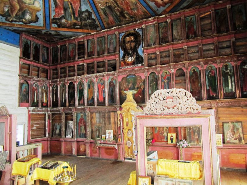 Иконостас. Покрово-Власьевская церковь, Лядинский погост.